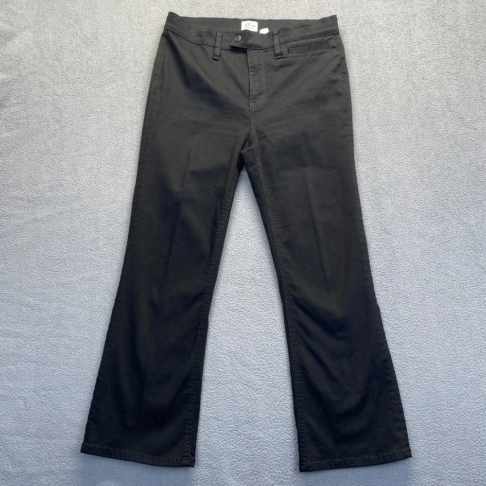 J. Crew Denim Pants Womens Size 29 Black Stretch,Billie Demi Boot Crop